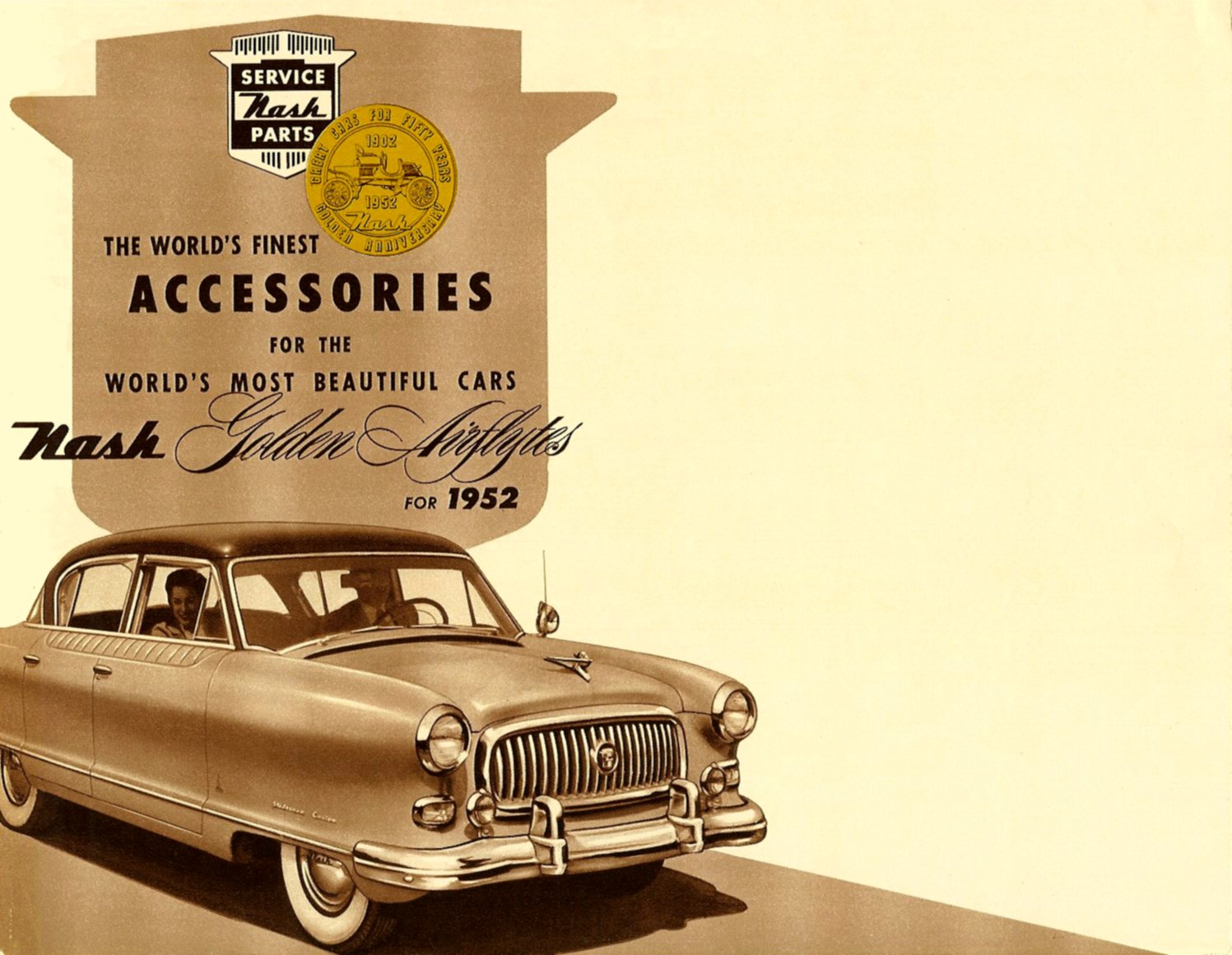 1952 Nash Accessories Folder